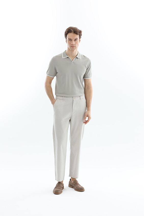 CREW UP Relax Fit İpli Erkek Pantolon 2617202101 Gri CREW UP Relax Fit İpli Erkek Pantolon 2617202101 Gri