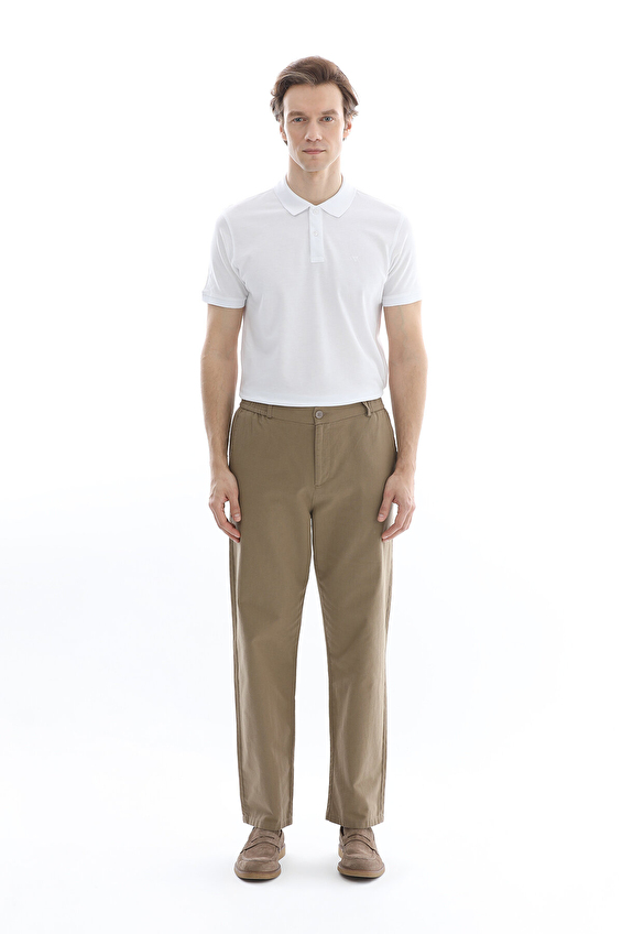 CREW UP Relax Fit İpli Erkek Pantolon 2617202101 Hardal CREW UP Relax Fit İpli Erkek Pantolon 2617202101 Hardal