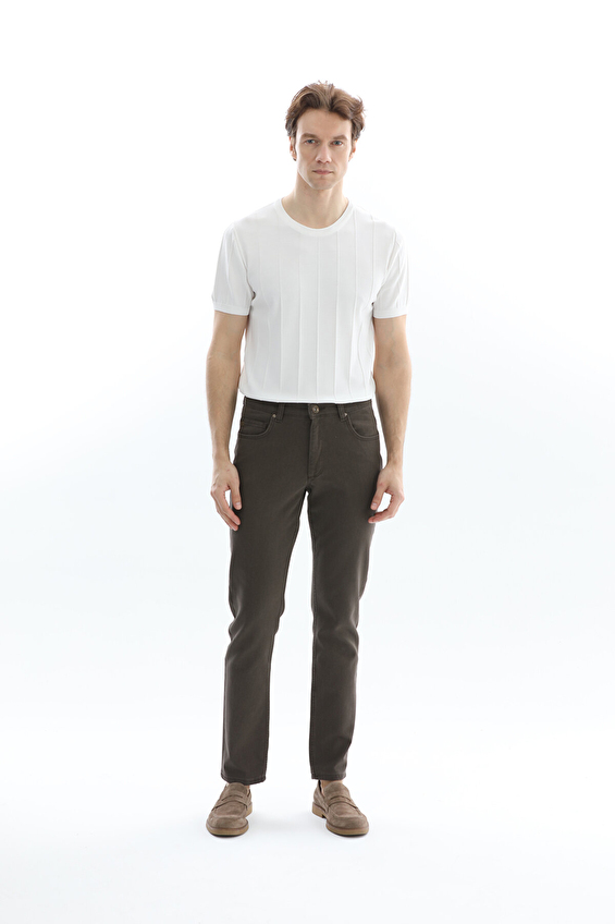First Company Slim Fit Erkek Pantolon 2610201106 non Kahve First Company Slim Fit Erkek Pantolon 2610201106 non Kahve