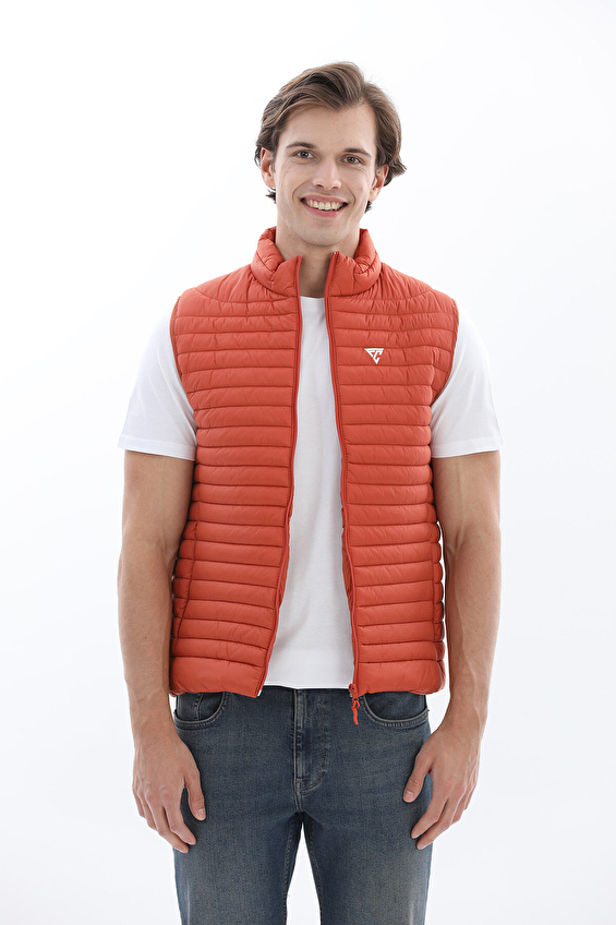 First Company Regular Fit Erkek Yelek 2610106005 Kiremit First Company Regular Fit Erkek Yelek 2610106005 Kiremit