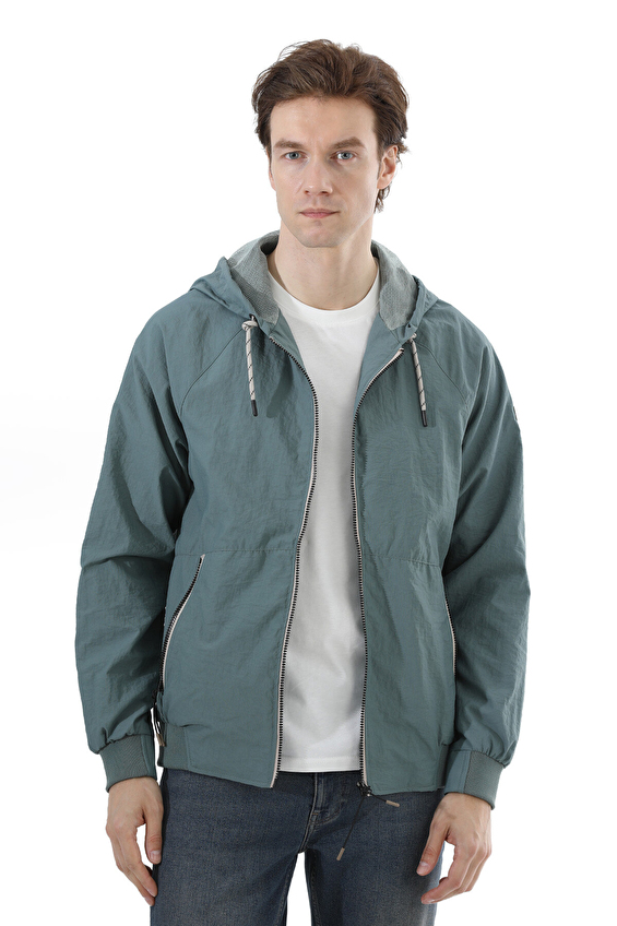 Crew Up Regular Fit Fermuarlı Kapüşonlu Erkek 2617104001 Mint Crew Up Regular Fit Fermuarlı Kapüşonlu Erkek 2617104001 Mint