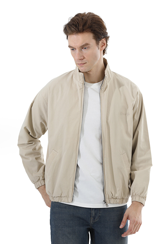 Crew Up Dik Yaka Regular Fit Erkek Ceket 2617104003 Bej Crew Up Dik Yaka Regular Fit Erkek Ceket 2617104003 Bej
