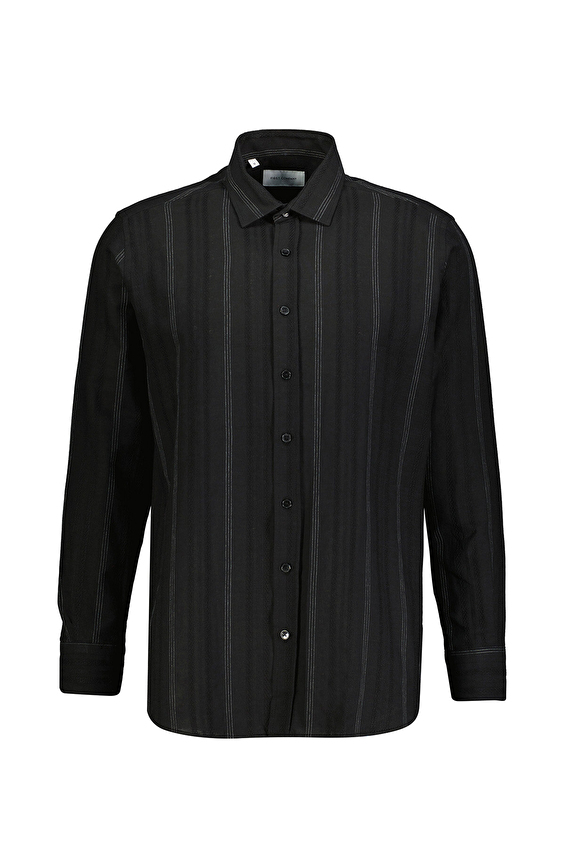 First Company Regular Fit Erkek Gömlek 2610103021 Siyah First Company Regular Fit Erkek Gömlek 2610103021 Siyah