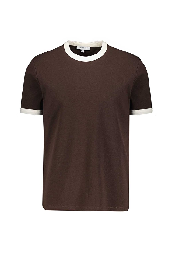 First Company Relax Fit Erkek Tişört 2610101071 Ekru/kahverengi First Company Relax Fit Erkek Tişört 2610101071 Ekru/kahverengi
