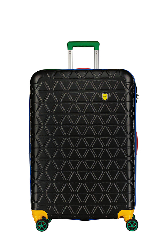 Travel Zone Sert Valiz Çift Taraflı Fermuarlı Kapama 24TZ ABS800 Siyah Travel Zone Sert Valiz Çift Taraflı Fermuarlı Kapama 24TZ ABS800 Siyah