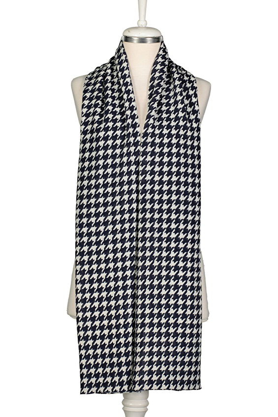 Shefame Kadın Şal KAZAYAGI Lacivert/beyaz Shefame Kadın Şal KAZAYAGI Lacivert/beyaz