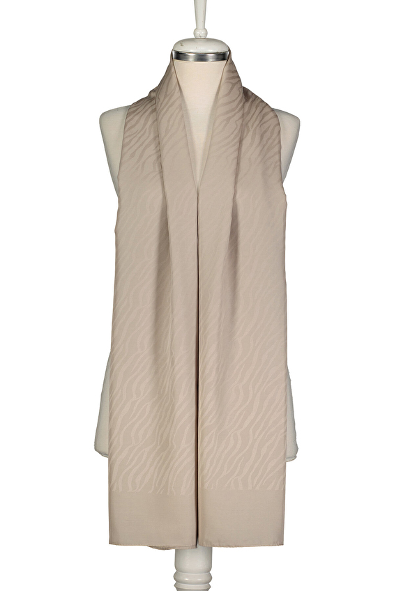 Shefame Kadın Şal JAKAR ZEBRA Vizon Shefame Kadın Şal JAKAR ZEBRA Vizon