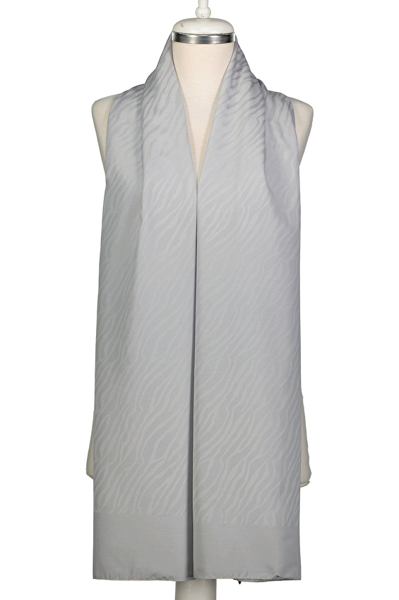 Shefame Kadın Şal JAKAR ZEBRA Gümüş Shefame Kadın Şal JAKAR ZEBRA Gümüş