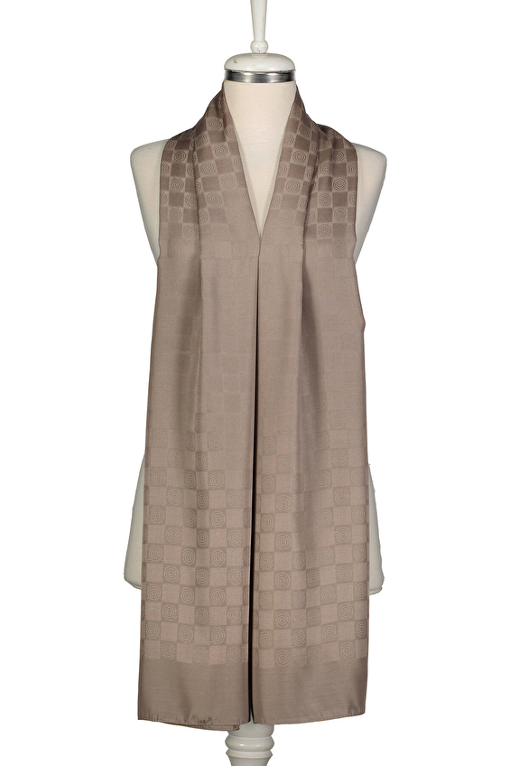 Shefame Kadın Şal MONOGRAM Vizon Shefame Kadın Şal MONOGRAM Vizon