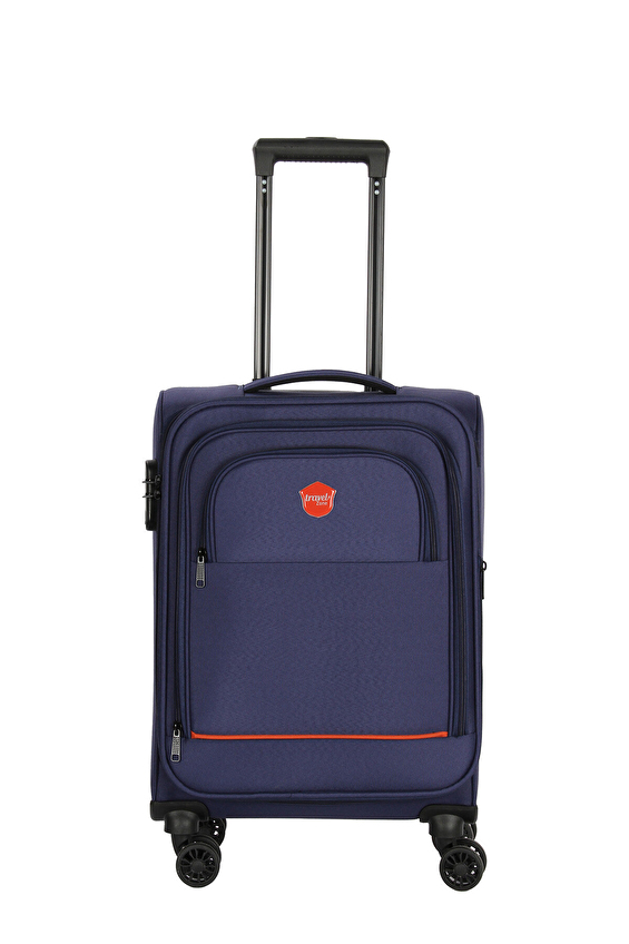 Travel Zone Kumaş Valiz 25TZ153038 50CM Lacivert Travel Zone Kumaş Valiz 25TZ153038 50CM Lacivert