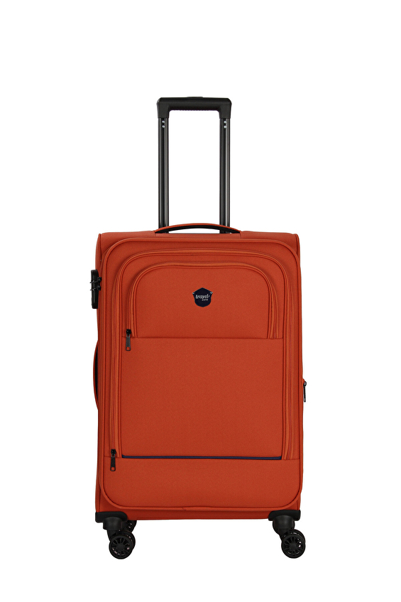 Travel Zone Kumaş Valiz 25TZ153038 60CM Turuncu Travel Zone Kumaş Valiz 25TZ153038 60CM Turuncu