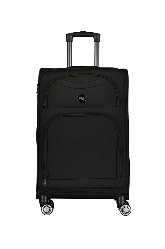 Travel Zone Kumaş Valiz 25TZ15310 70CM Siyah Travel Zone Kumaş Valiz 25TZ15310 70CM Siyah