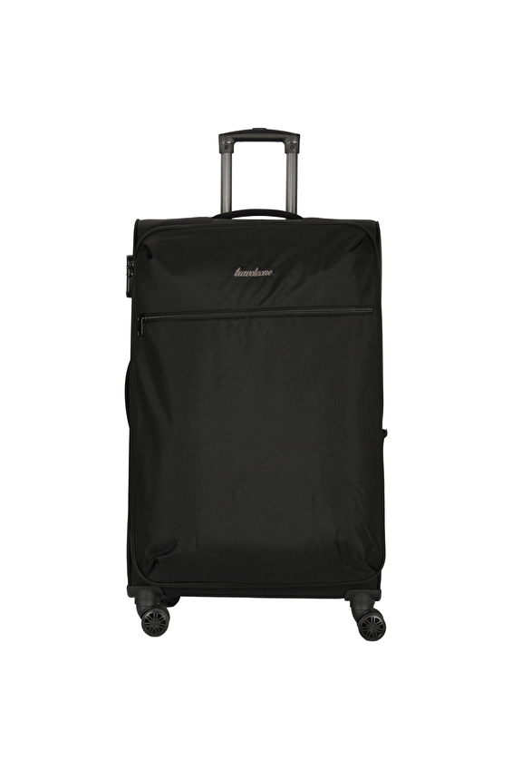 Travel Zone Polyester Çift Taraflı Fermuarlı Kapama Unisex Kumaş Valiz 25TZ153034 70CM Siyah Travel Zone Polyester Çift Taraflı Fermuarlı Kapama Unisex Kumaş Valiz 25TZ153034 70CM Siyah
