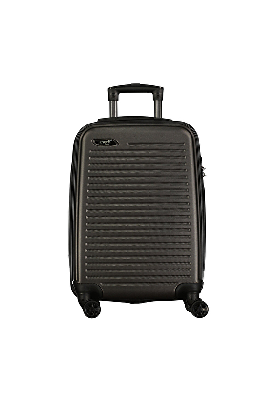 Travel Zone Sert Valiz Çift Taraflı Fermuarlı Kapama Unisex 24TZ153126 50cm Füme Travel Zone Sert Valiz Çift Taraflı Fermuarlı Kapama Unisex 24TZ153126 50cm Füme