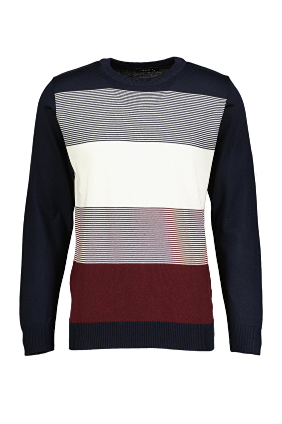 Finesuits Regular Fit Bisiklet Yaka Erkek Desenli Yünlü Kazak 2422201023 DSOYR Lacivert Finesuits Regular Fit Bisiklet Yaka Erkek Desenli Yünlü Kazak 2422201023 DSOYR Lacivert