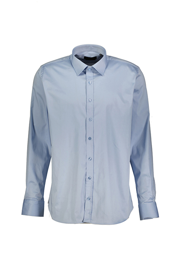 Finesuits Regular Fit Düz Yaka Erkek Basic Pamuk Saten 2422103003 B PSTR Açık mavi Finesuits Regular Fit Düz Yaka Erkek Basic Pamuk Saten 2422103003 B PSTR Açık mavi