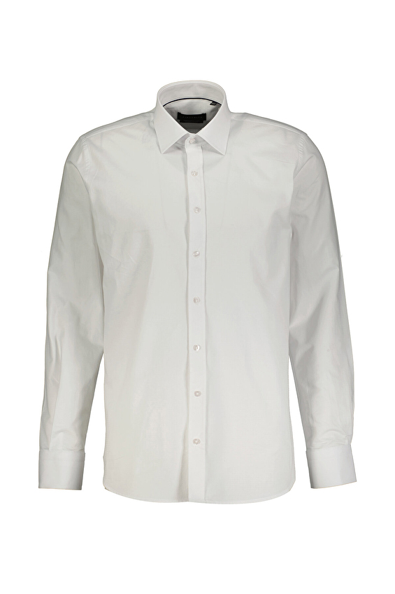 Finesuits Regular Fit Düz Yaka Erkek Pamuk Armürlü Gömlek 2422103006 PARMR Beyaz Finesuits Regular Fit Düz Yaka Erkek Pamuk Armürlü Gömlek 2422103006 PARMR Beyaz