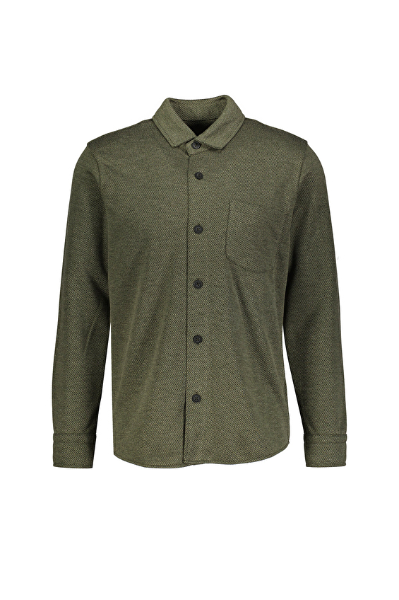 Finesuits Regular Fit Gömlek Yaka Erkek Gömlek 242209054 GMCR Haki Finesuits Regular Fit Gömlek Yaka Erkek Gömlek 242209054 GMCR Haki