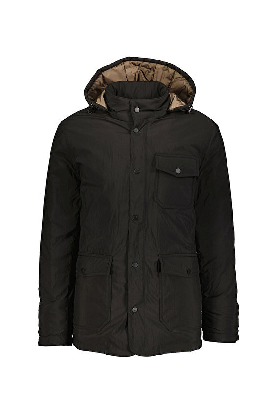 Finesuits Regular Fit Erkek Kaban 2422205003 KBNKAP Siyah Finesuits Regular Fit Erkek Kaban 2422205003 KBNKAP Siyah