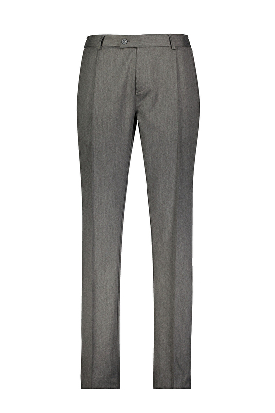 Finesuits Slim Fit Erkek Çimalı Pileli Klasik Pantolon 2512105006 PVYCS Gri Finesuits Slim Fit Erkek Çimalı Pileli Klasik Pantolon 2512105006 PVYCS Gri