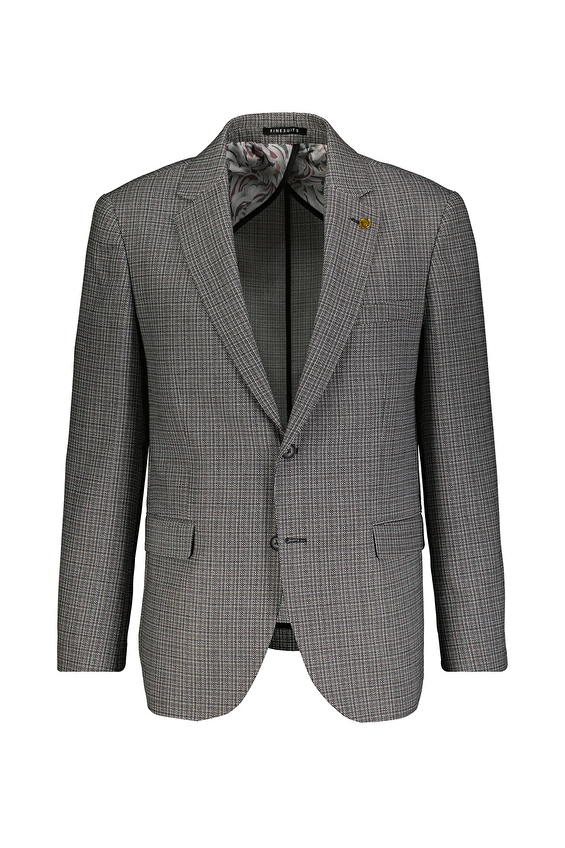 Finesuits Mono Yaka Modern Fit 4 Drop Erkek Ceket 2512102009 DSTY4M Siyah Finesuits Mono Yaka Modern Fit 4 Drop Erkek Ceket 2512102009 DSTY4M Siyah