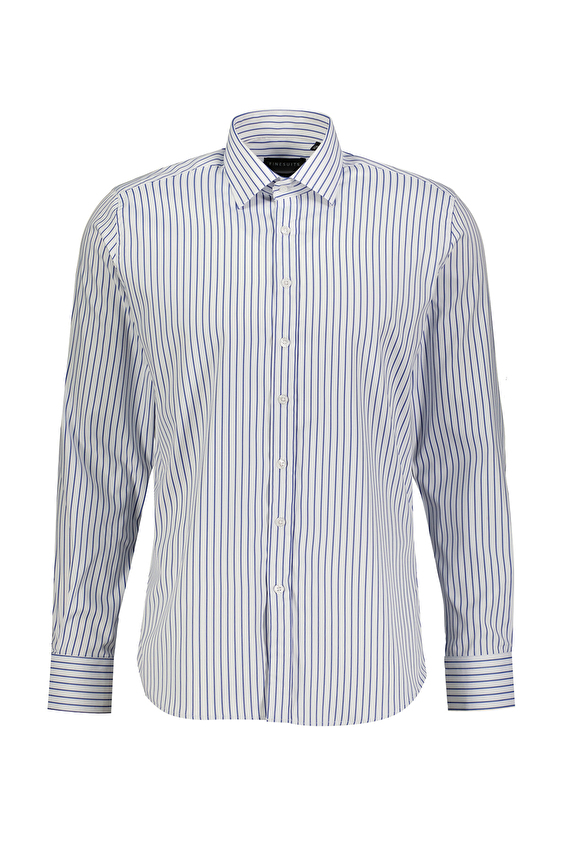 Finesuits Slim Fit Uzun Kol Düz Yaka Erkek Easy Iron Gömlek 2412103024 US Mavi Finesuits Slim Fit Uzun Kol Düz Yaka Erkek Easy Iron Gömlek 2412103024 US Mavi