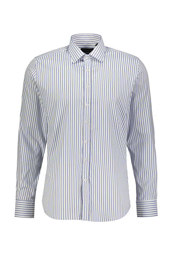 Finesuits Slim Fit Uzun Kol Düz Yaka Erkek Easy Iron Gömlek 2412103024 US Mavi Finesuits Slim Fit Uzun Kol Düz Yaka Erkek Easy Iron Gömlek 2412103024 US Mavi