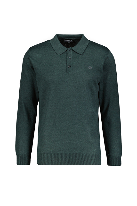 Finesuits Polo Yaka Regular Fit Yün Karışımlı Erkek Düz Yünlü Düz Yünlü Kazak 2522201001 DZPYR Yeşil Finesuits Polo Yaka Regular Fit Yün Karışımlı Erkek Düz Yünlü Düz Yünlü Kazak 2522201001 DZPYR Yeşil