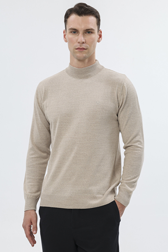 Finesuits Regular Fit Yün Karışımlı Yarım Balıkçı Yaka Erkek Düz Yünlü Düz Yünlü Kazak 2522201002 DZYBR Bej Finesuits Regular Fit Yün Karışımlı Yarım Balıkçı Yaka Erkek Düz Yünlü Düz Yünlü Kazak 2522201002 DZYBR Bej