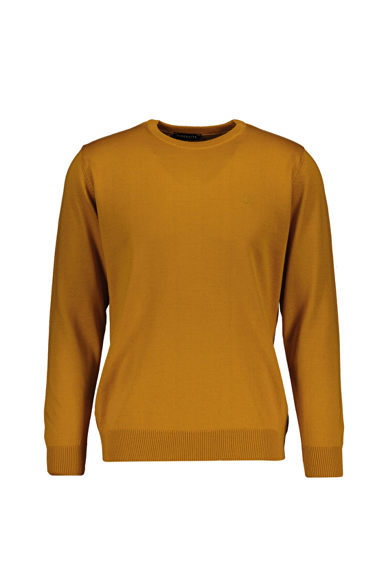 Finesuits Regular Fit Bisiklet Yaka Yün Karışımlı Erkek Düz Yünlü Düz Yünlü Kazak 2522201003 DZOYR Safran Finesuits Regular Fit Bisiklet Yaka Yün Karışımlı Erkek Düz Yünlü Düz Yünlü Kazak 2522201003 DZOYR Safran