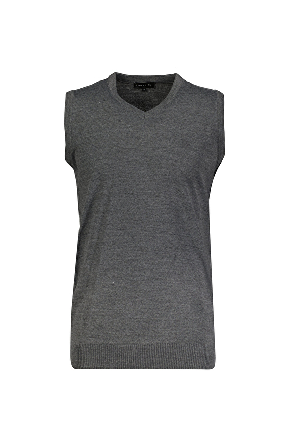 Finesuits Regular Fit V Yaka Yün Karışımlı Erkek Düz Yünlü Düz Yünlü Kazak 2522201005 DZSVTR Gri melanj Finesuits Regular Fit V Yaka Yün Karışımlı Erkek Düz Yünlü Düz Yünlü Kazak 2522201005 DZSVTR Gri melanj