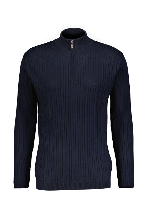Finesuits Regular Fit Fermuarlı Yarım Balıkçı Yaka Yün Karışımlı Erkek Düz Yünlü Desenli Yünlü Kazak 2522201010 YBFR Lacivert Finesuits Regular Fit Fermuarlı Yarım Balıkçı Yaka Yün Karışımlı Erkek Düz Yünlü Desenli Yünlü Kazak 2522201010 YBFR Lacivert