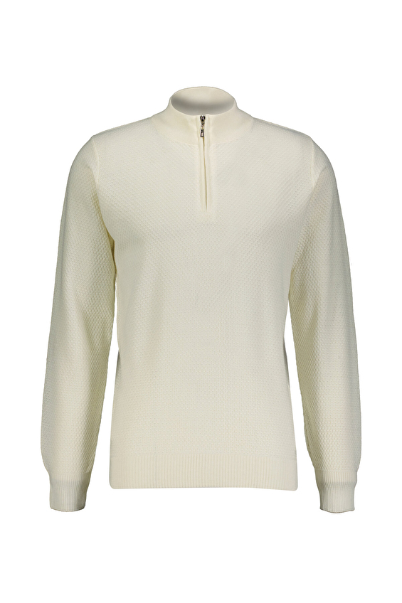 Finesuits Regular Fit Fermuarlı Yarım Balıkçı Yaka Yün Karışımlı Erkek Düz Yünlü Desenli Yünlü Kazak 2522201012 YBFR Ekru Finesuits Regular Fit Fermuarlı Yarım Balıkçı Yaka Yün Karışımlı Erkek Düz Yünlü Desenli Yünlü Kazak 2522201012 YBFR Ekru