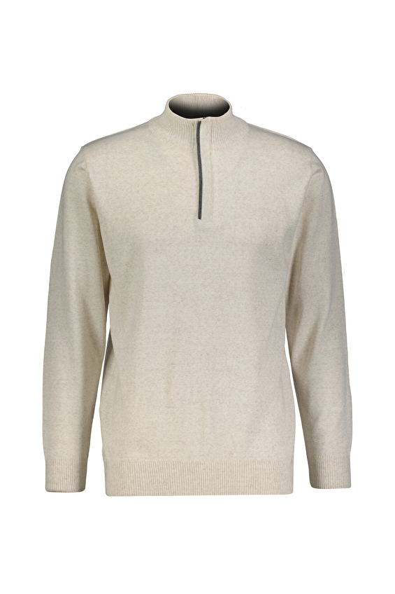 Finesuits Regular Fit Fermuarlı Yarım Balıkçı Yaka Yün Karışımlı Erkek Düz Yünlü Desenli Yünlü Kazak 2522201013 YBFR Kemik Finesuits Regular Fit Fermuarlı Yarım Balıkçı Yaka Yün Karışımlı Erkek Düz Yünlü Desenli Yünlü Kazak 2522201013 YBFR Kemik