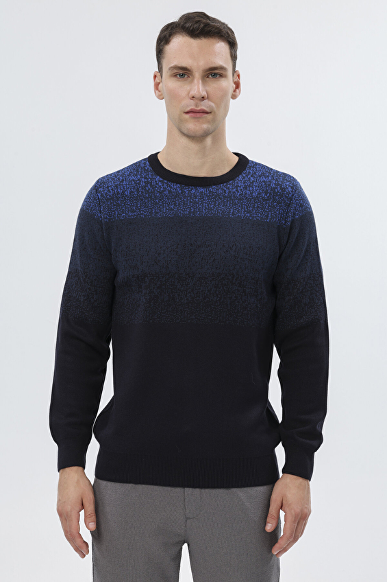 Finesuits Regular Fit Bisiklet Yaka Erkek Düz Desenli Kazak 2522201016 OYR Lacivert Finesuits Regular Fit Bisiklet Yaka Erkek Düz Desenli Kazak 2522201016 OYR Lacivert