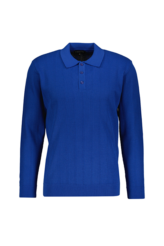 Finesuits Polo Yaka Regular Fit Yün Karışımlı Erkek Düz Yünlü Desenli Yünlü Kazak 2522201028 PYR Saks Finesuits Polo Yaka Regular Fit Yün Karışımlı Erkek Düz Yünlü Desenli Yünlü Kazak 2522201028 PYR Saks