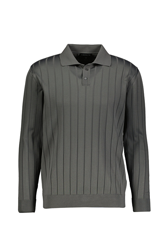 Finesuits Polo Yaka Regular Fit Erkek Kazak 2522201051 POLPYR Gri Finesuits Polo Yaka Regular Fit Erkek Kazak 2522201051 POLPYR Gri