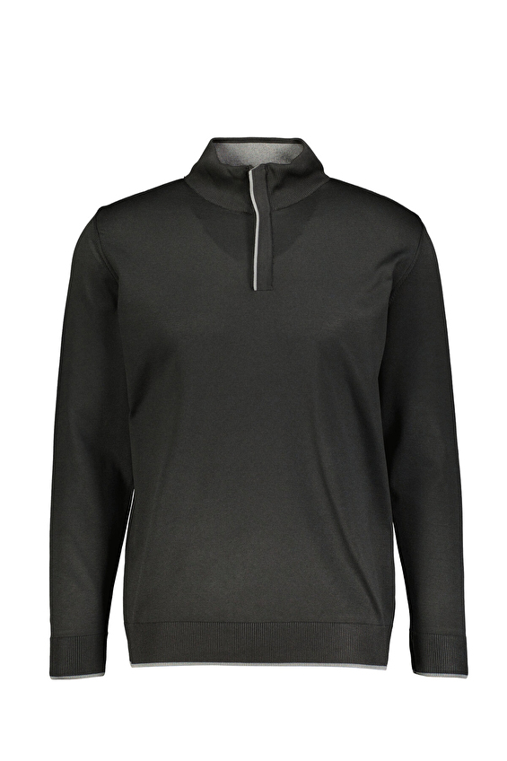 Finesuits Regular Fit Fermuarlı Yarım Balıkçı Yaka Erkek Kazak 2522201053 POLYBFR Siyah Finesuits Regular Fit Fermuarlı Yarım Balıkçı Yaka Erkek Kazak 2522201053 POLYBFR Siyah