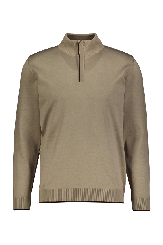 Finesuits Regular Fit Fermuarlı Yarım Balıkçı Yaka Erkek Kazak 2522201053 POLYBFR Vizon Finesuits Regular Fit Fermuarlı Yarım Balıkçı Yaka Erkek Kazak 2522201053 POLYBFR Vizon