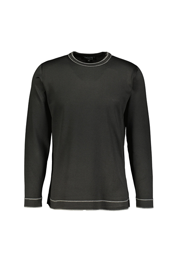 Finesuits Regular Fit Bisiklet Yaka Erkek Kazak 2522201054 POLOYR Siyah Finesuits Regular Fit Bisiklet Yaka Erkek Kazak 2522201054 POLOYR Siyah