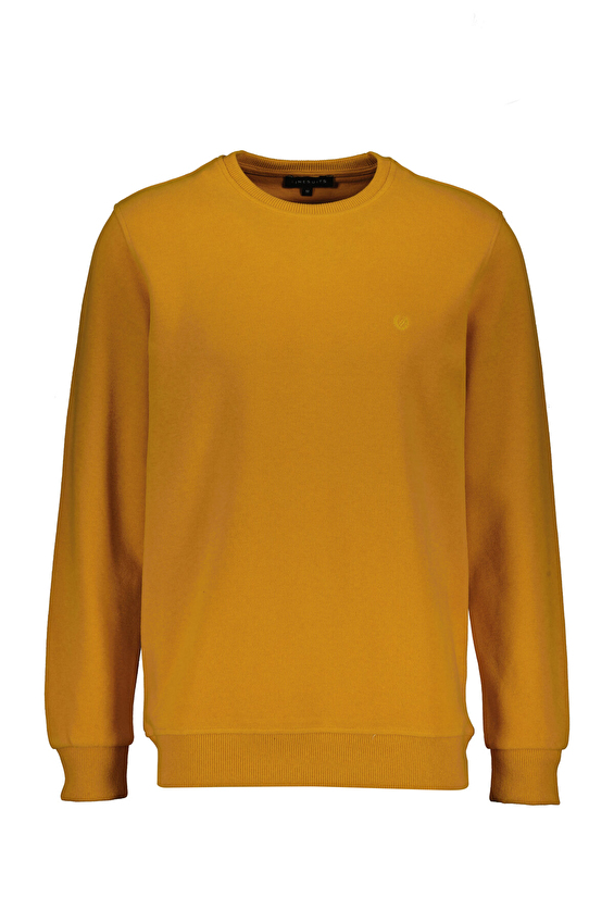 Finesuits Regular Fit Bisiklet Yaka Erkek Kadife Sweatshirt 252209002 KDFOYR Sarı Finesuits Regular Fit Bisiklet Yaka Erkek Kadife Sweatshirt 252209002 KDFOYR Sarı
