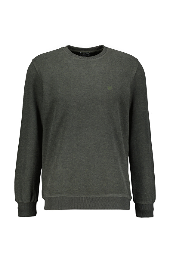 Finesuits Regular Fit Bisiklet Yaka Erkek Kadife Sweatshirt 252209002 KDFOYR Yeşil Finesuits Regular Fit Bisiklet Yaka Erkek Kadife Sweatshirt 252209002 KDFOYR Yeşil