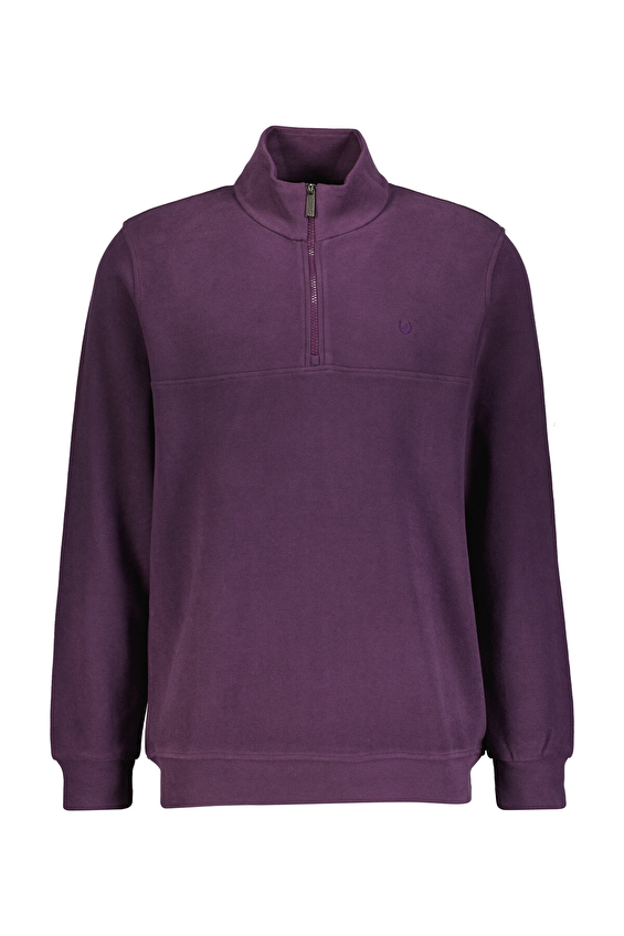 Finesuits Regular Fit Fermuarlı Dik Yaka Erkek Kadife Sweatshirt 252209003 KDFHYFR Mor Finesuits Regular Fit Fermuarlı Dik Yaka Erkek Kadife Sweatshirt 252209003 KDFHYFR Mor
