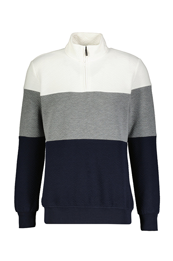 Finesuits Regular Fit Fermuarlı Yarım Balıkçı Yaka Erkek Kapitone Sweatshirt 252209007 KAPFYBR Lacivert Finesuits Regular Fit Fermuarlı Yarım Balıkçı Yaka Erkek Kapitone Sweatshirt 252209007 KAPFYBR Lacivert