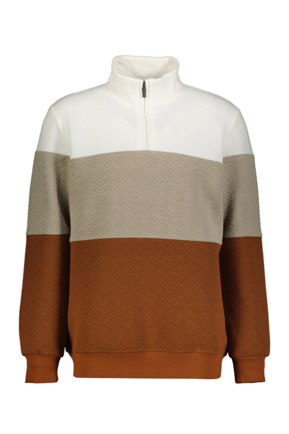 Finesuits Regular Fit Fermuarlı Yarım Balıkçı Yaka Erkek Kapitone Sweatshirt 252209007 KAPFYBR Kiremit Finesuits Regular Fit Fermuarlı Yarım Balıkçı Yaka Erkek Kapitone Sweatshirt 252209007 KAPFYBR Kiremit