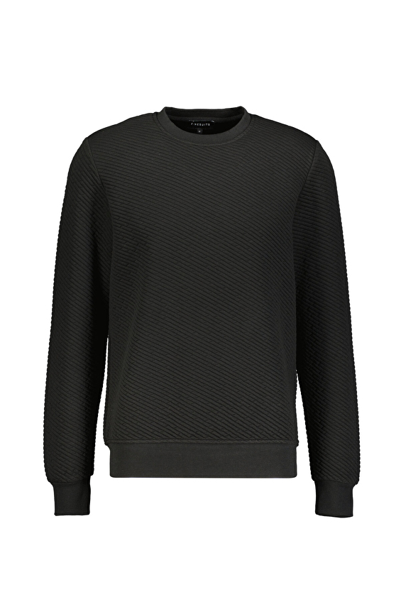 Finesuits Regular Fit Bisiklet Yaka Erkek Kapitone Sweatshirt 252209008 KAPOYR Siyah Finesuits Regular Fit Bisiklet Yaka Erkek Kapitone Sweatshirt 252209008 KAPOYR Siyah