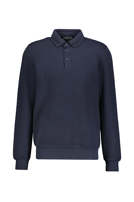 Finesuits Polo Yaka Regular Fit Erkek Kapitone Sweatshirt 252209009 KAPPYR Lacivert Finesuits Polo Yaka Regular Fit Erkek Kapitone Sweatshirt 252209009 KAPPYR Lacivert