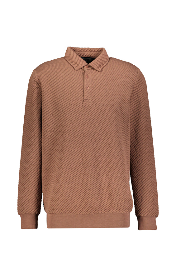 Finesuits Polo Yaka Regular Fit Erkek Kapitone Sweatshirt 252209009 KAPPYR Gül kurusu Finesuits Polo Yaka Regular Fit Erkek Kapitone Sweatshirt 252209009 KAPPYR Gül kurusu