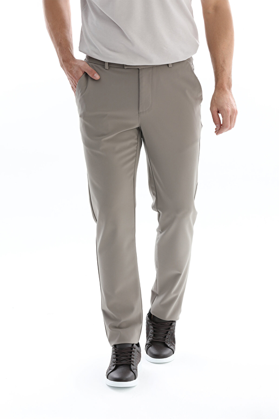 Finesuits Beli Lastikli Slim Fit Teknik, Kırışmaya Karşı Dayanıklı, Esnek, Konforlu Pantolon Erkek Teknik Spor Pantolon 2522203002 TNKYCS Bej Finesuits Beli Lastikli Slim Fit Teknik, Kırışmaya Karşı Dayanıklı, Esnek, Konforlu Pantolon Erkek Teknik Spor Pantolon 2522203002 TNKYCS Bej