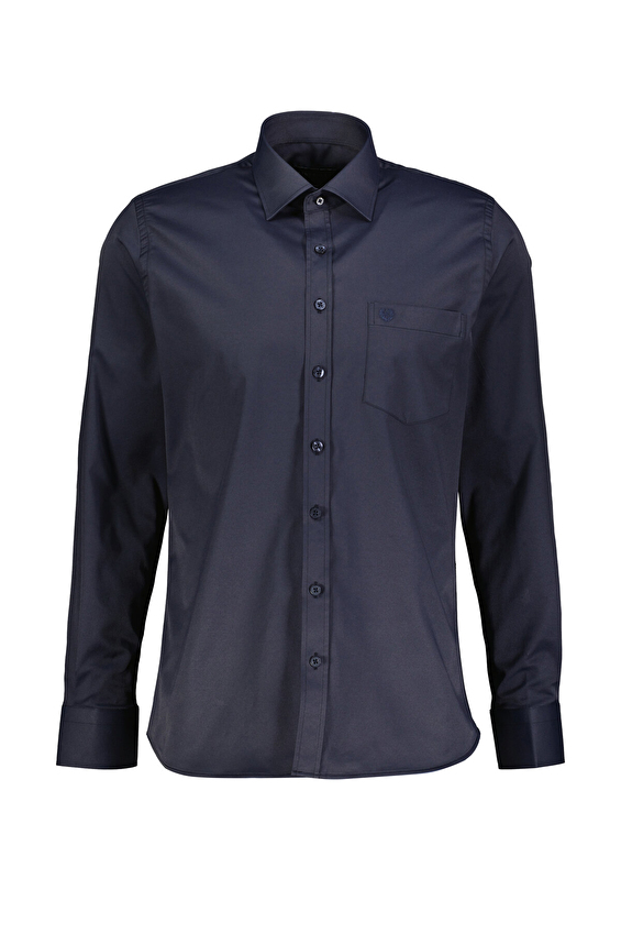 Finesuits Regular Fit Düz Yaka Erkek Basic Gömlek 2522103002 DZSTLCR Lacivert Finesuits Regular Fit Düz Yaka Erkek Basic Gömlek 2522103002 DZSTLCR Lacivert